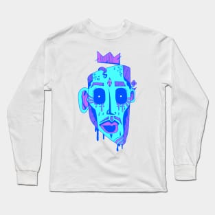 Blue Strange King Juan Long Sleeve T-Shirt